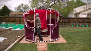 Portable astronomical dome construction [upl. by Kandace901]