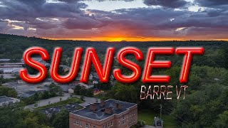 SUNSET OVER BARRE VT 8 10 24 [upl. by Aissej]