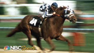 Secretariats recordbreaking 1973 Kentucky Derby run FULL RACE  NBC Sports [upl. by Aicilas261]