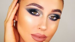 TEAL  GOLD SMOKEY EYE  MAKEUP TUTORIAL [upl. by Aiza]