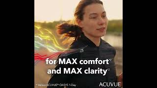 Acuvue Max comfort  Acuvue Lens  Max comfort and Max Clarity [upl. by Cam]