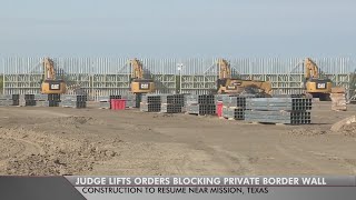 Rulings allow border wall work to proceed [upl. by Gluck]