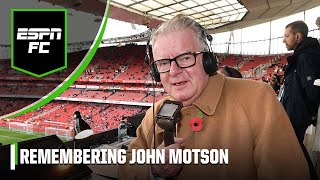 ‘An icon of the footballing world’ Remembering John Motson  ESPN FC [upl. by Ojyllek714]