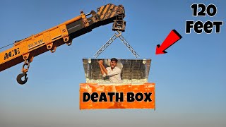 Please Help… Surviving In Death Box At 100 Feet  😥 मुझे क्रैन से बांधकर जिंदा लटका दिया 😑 [upl. by Darline865]