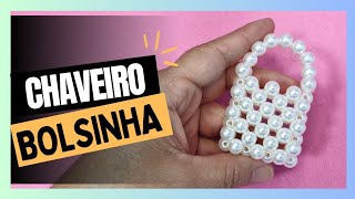 COMO FAZER CHAVEIRO BOLSINHA [upl. by Suelo]