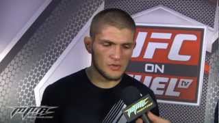 UFC 148 Khabib Nurmagomedov Dedicates Emotional Win to His Mother [upl. by Lenny]