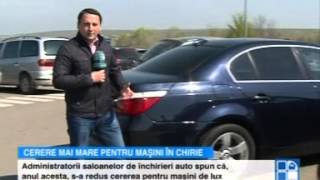 Numărul solicitărilor de închiriere a autoturismelor a crescut [upl. by Aidua345]