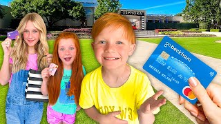 i GAVE my 8 YEAR OLD a DEBiT CARD 💳😱amp here’s why [upl. by Asilegna]