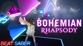 Beat Saber Queen Music Pack  Bohemian Rhapsody Expert First Attempt [upl. by Akerdna]