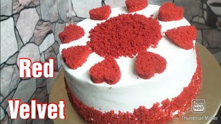 Soft and sponge Red Velvet cake  cheese cake recipe [upl. by Kosel226]