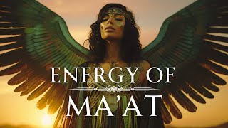 Energy of Maat ⟐ Ancient Egyptian Goddess of Truth Justice ⟐ Divine Guidance Meditation Music [upl. by Arraek]