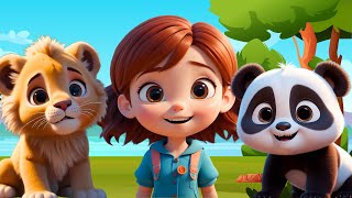 LES BÉBÉS ANIMAUX DU ZOO 🦁 COMPTINES POUR ENFANTS  Apprendre les animaux en français [upl. by Ilan]