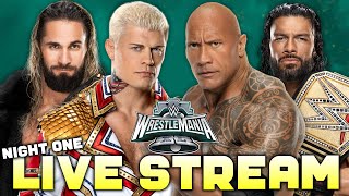 WWE WrestleMania 40 Night 1 LIVE STREAM Reactions [upl. by Anaeg]