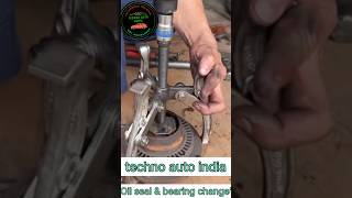 Oil seal amp bearing changeautomobile youtubeshorts mechanical shortsviral technoautoindia8420 [upl. by Ailgna]