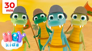 The crocodile song 🐊  Animal Songs for Kids  HeyKids Nursery Rhymes [upl. by Sul]