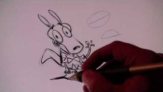 Creator of Rockos Modern Life Drawing Rocko [upl. by Kramlich]