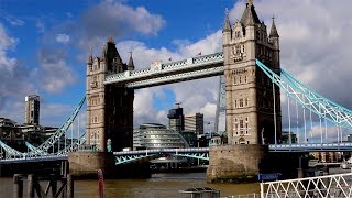 Opening Tower Bridge for a massive cruise ship [upl. by Berard]