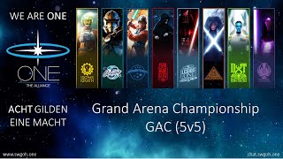 SWGOH  GAC 5v5 CLS Team vs Saw Gerrera Team [upl. by Adirf]