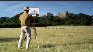 Belvoir Castle through an artists eyes  Heritage artist UK history tour with John Bangay [upl. by Malamud]