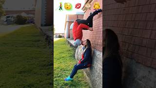 Stunts with Emojis pt40😂🤟 kiryakolesnikov prank funny comedy stunt parkour flip [upl. by Nadean]