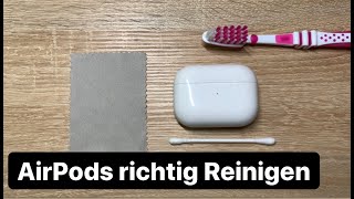 AirPods Pro richtig reinigen Tutorial Deutsch [upl. by Rivi]