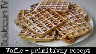 Wafle  hotové za 2 minuty Easy recept na wafle ktorý Ti ulahčí život [upl. by Buskus387]