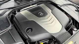 Mercedes Benz S350d OM642861 W222 2016 engine cold start [upl. by Haidabej]