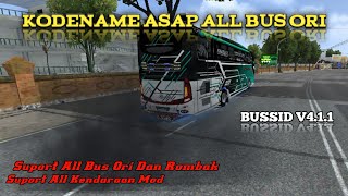 KODENAME ASAP BUS ORI DAN MOD VECHILE BUSSID V411 [upl. by Anaul]