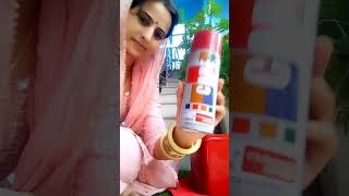 Red spray paint viralvideo minivlog youtubevideo viralshorts flipkart flipkartsale [upl. by Grounds]