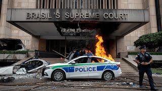 Brazils Supreme Court One dead after attack on Brazils Supreme Court [upl. by Ramsdell]