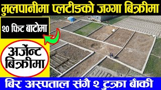 मुलपानी बिर आस्पताल संगैको जग्गा बिक्रीमा  Adhikari Real Estate  Ghar Jagga  Ghar Jagga Kathmandu [upl. by Meares39]