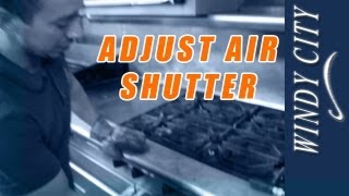 How to adjust air shutters on stove tutorial DIY Windy City Restaurant Equipment Parts [upl. by Nessy]