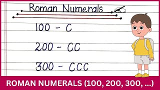 What is 100 200 300 400 500 600 called in Roman Numerals  Roman Numerals Multiples of Hundred [upl. by Bethina]