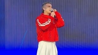 Robbie Williams  Feel  Hyde Park 2024 [upl. by Kaazi191]