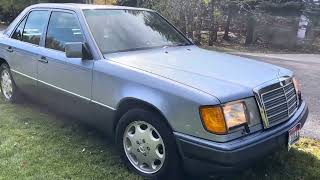 1992 Mercedes 400E walk around [upl. by Cloutman868]