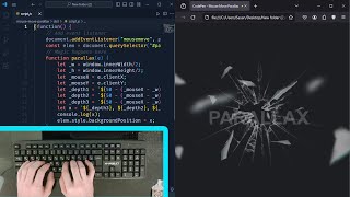 Creating a Stunning Mouse Move Parallax Effect with HTML CSS and JavaScript [upl. by Nita70]