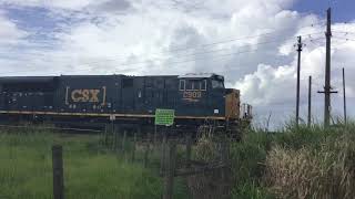 CSX ST70AH leads a coal train [upl. by Nnylyam563]