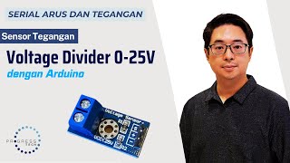 🔴 Voltage Sensor module DC 025V  Sensor Tegangan  Voltage Divider Bahasa Indonesia 🔴 [upl. by Khudari]