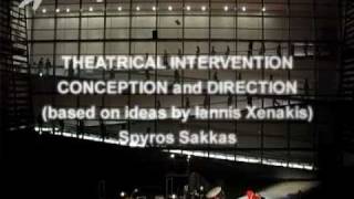 Iannis Xenakis ORESTEIA quotCenter of Vocal Artsquot Spyros Sakkas [upl. by Aelyk]