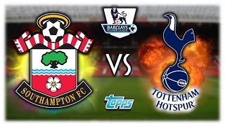 FC SOUTHAMPTON  TOTTENHAM HOTSPURS 281216  TOPPS PREMIER LEAGUE ORAKEL [upl. by Elonore683]