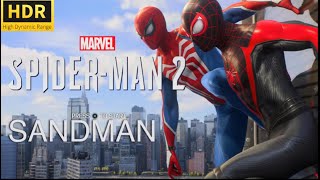 Marvels Spider Man 2  Sandman Boss Fight [upl. by Axia555]