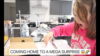 COMING HOME TO A MEGA SURPRISE FOR ISLA 😱🌈 [upl. by Gerianna]