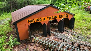 Moving an Abandoned Train Shed [upl. by Byers]