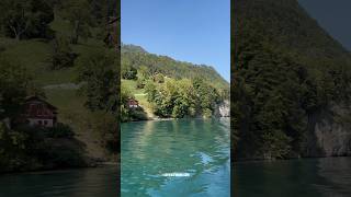 Beautiful Switzerland On the Boat “Schwyz” Lake Lucerne Lake Uri Bauen Uri Shorts [upl. by Anneyehc689]