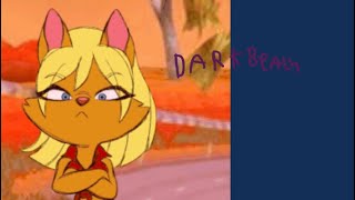 Dark beach pastel ghost shazza the dingo dancing animation ty the Tasmanian tiger games series [upl. by Bat]