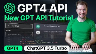 Beginners Guide to GPT4 API amp ChatGPT 35 Turbo API Tutorial [upl. by Amero]