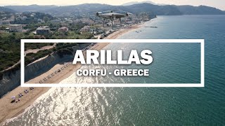 🎬 Arillas  Corfu Greece ✈ Drone [upl. by Ravert]