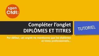 Tutoriel IProf du SgenCFDT  ClasseExceptionelle [upl. by Ahsertal]