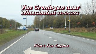 Van Groningen naar Winschoten 31 10 2024 [upl. by Petrina72]