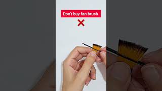 How to make fan brushbrush fanbrush howtomake [upl. by Nirok]